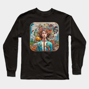 Men Graphic Design Fashion AI artwork Cool Imagination Long Sleeve T-Shirt